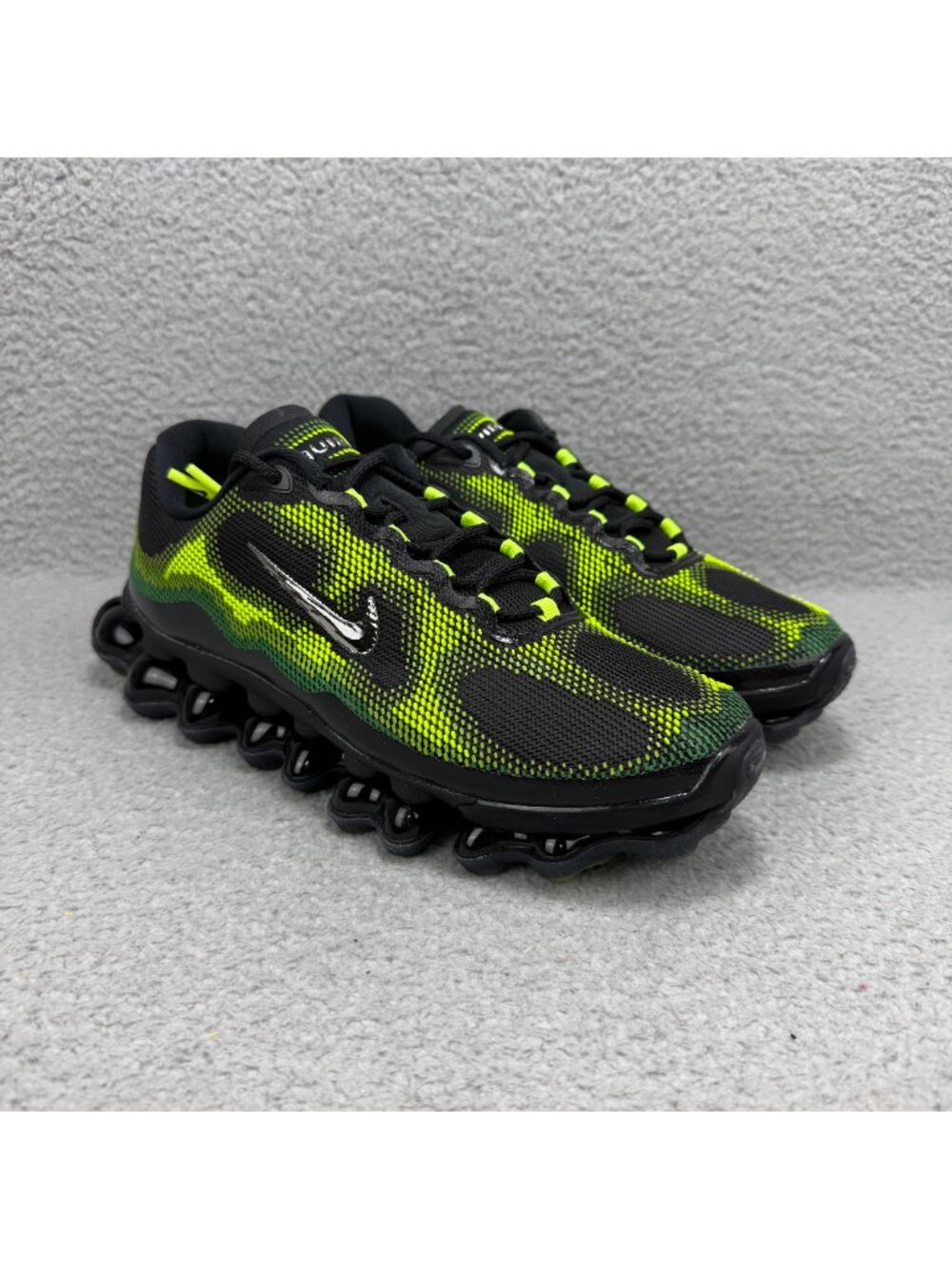 Nike Air Liquid Max Mens 9 Shoes Black Green Poison Dart Frog 2026 Sneakers